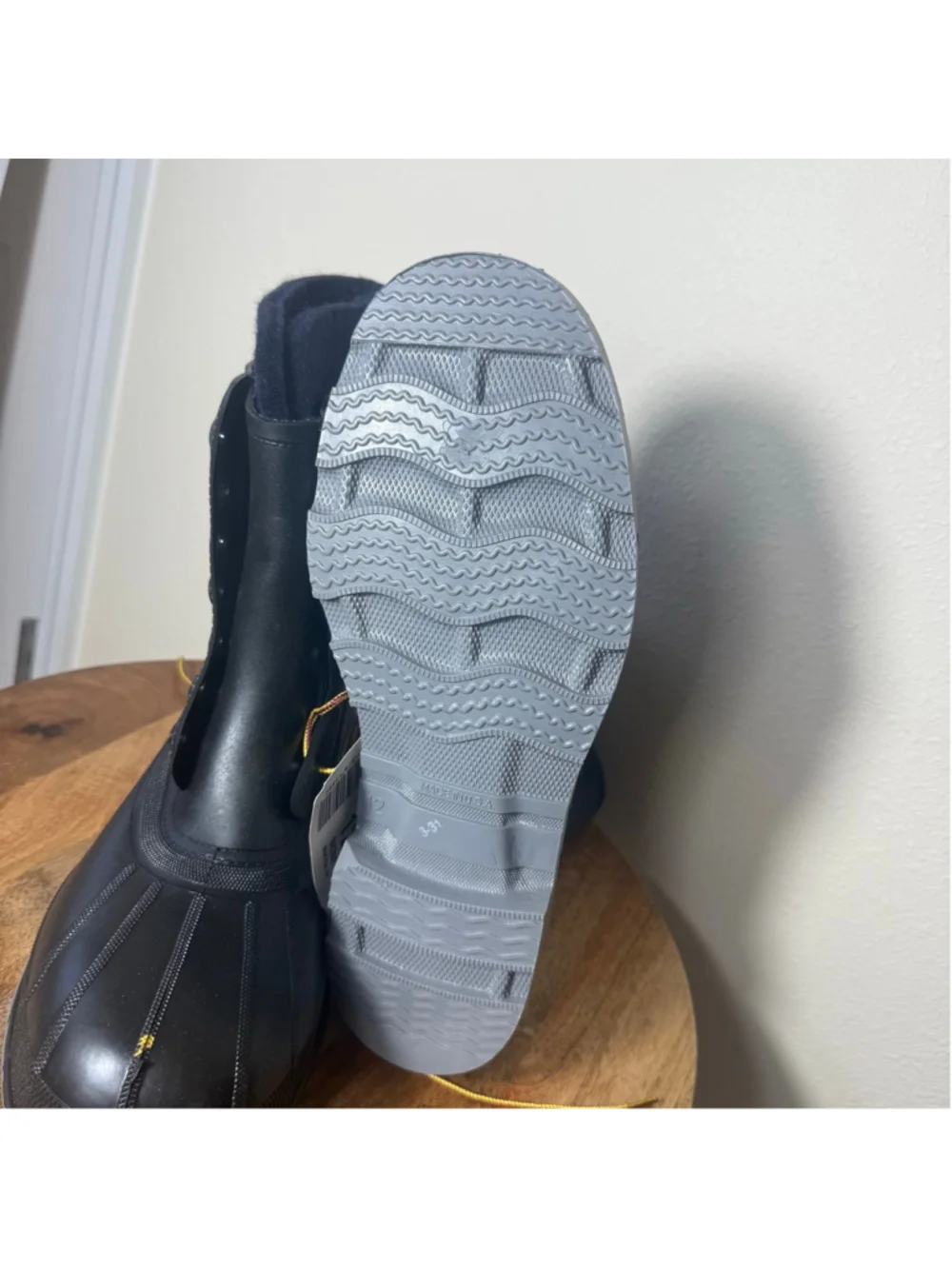 Men's ONGUARD INDUSTRIES Black Steel Toe Rain & Snow Boots Size 12